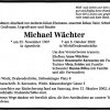 Waechter Michael 1907-2002 Todesanzeige